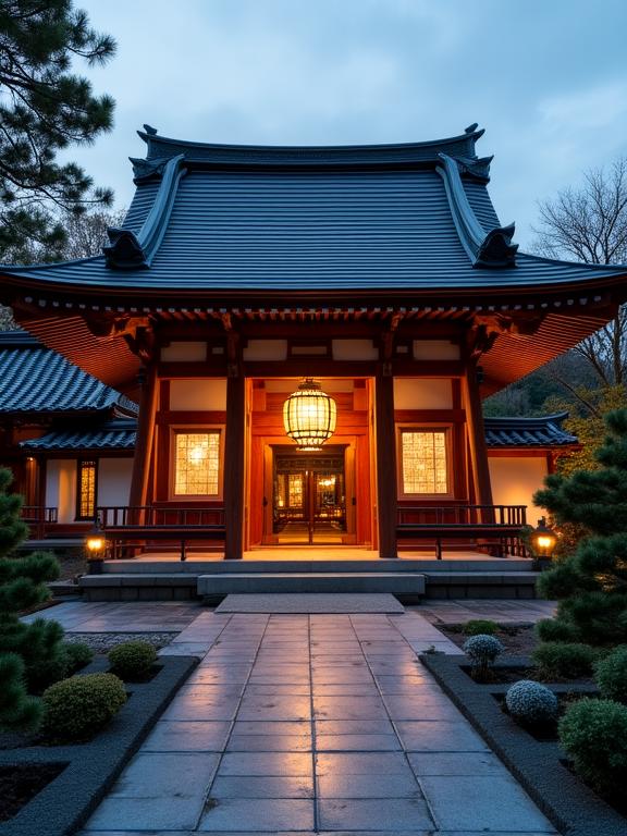 改修後の本堂全景